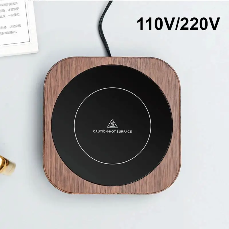 110V/220V Electric Ceramic Stove Office 3 Gear Tea Stove Electric Heating Plate 80℃ Constant Temperature Coffee/Milk Heating Pad