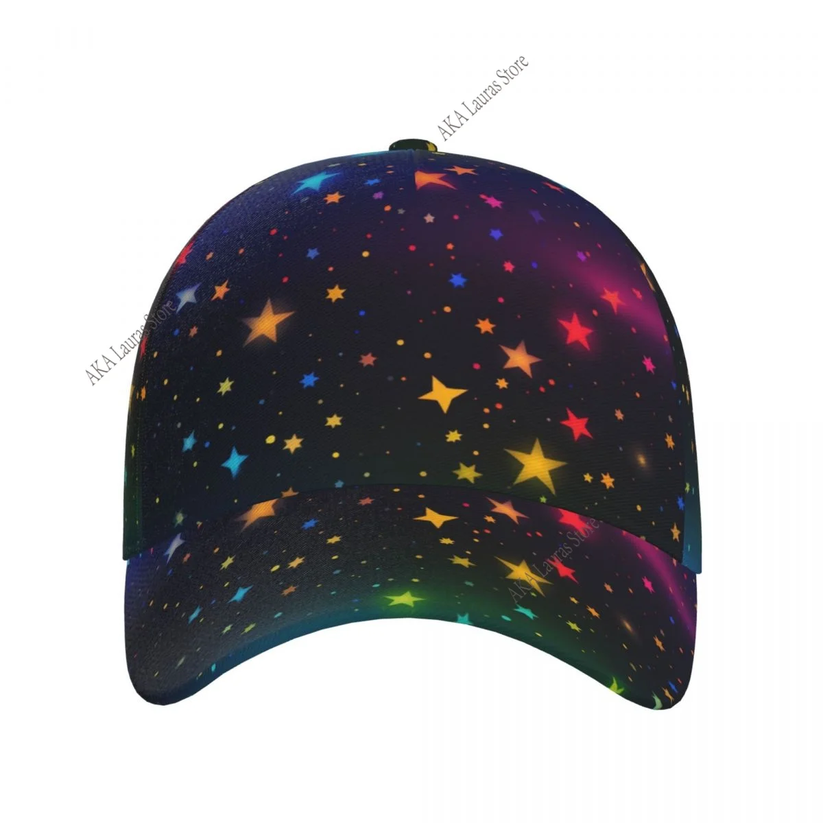 Golf Hat Men Baseball Cap Sports Colorful Cosmic Space  Stars Snapback Hat Fashion Outdoor Hip Hop Hats For Men Women Unisex