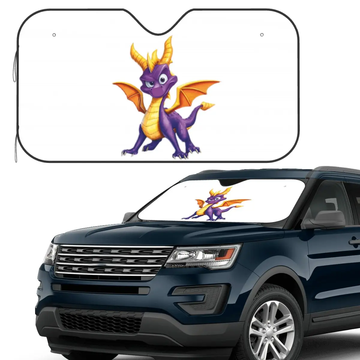 

Солнцезащитный козырек Ice Spyro, лобовое стекло автомобиля, переднее лобовое стекло, солнцезащитный козырек, аксессуары, чехлы