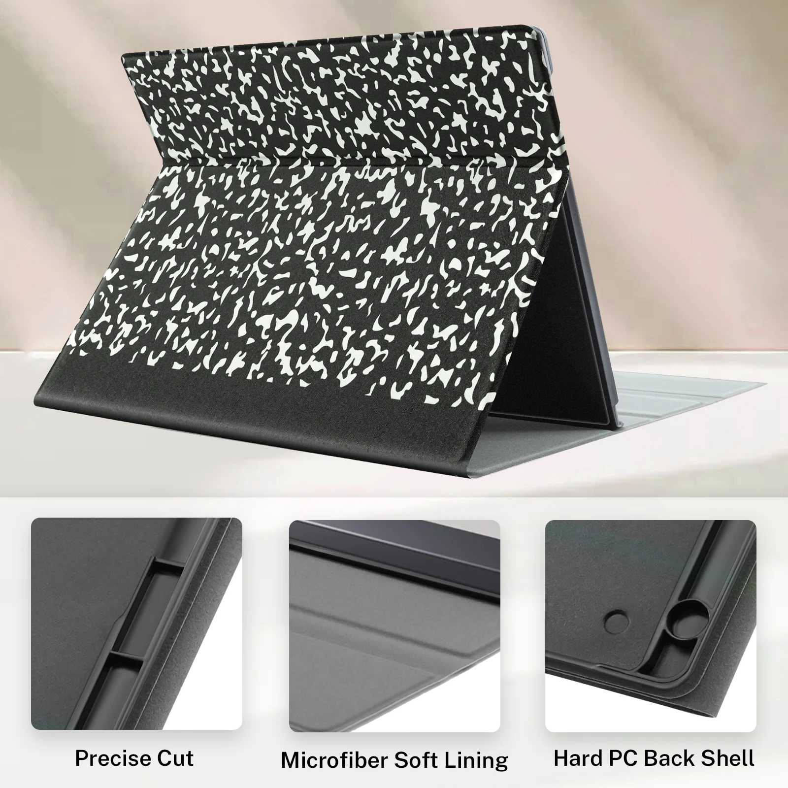Чехол для съемного планшета 2, несколько углов, держатель стилуса, включает защитную пленку для экрана, легкий защитный чехол только для Re