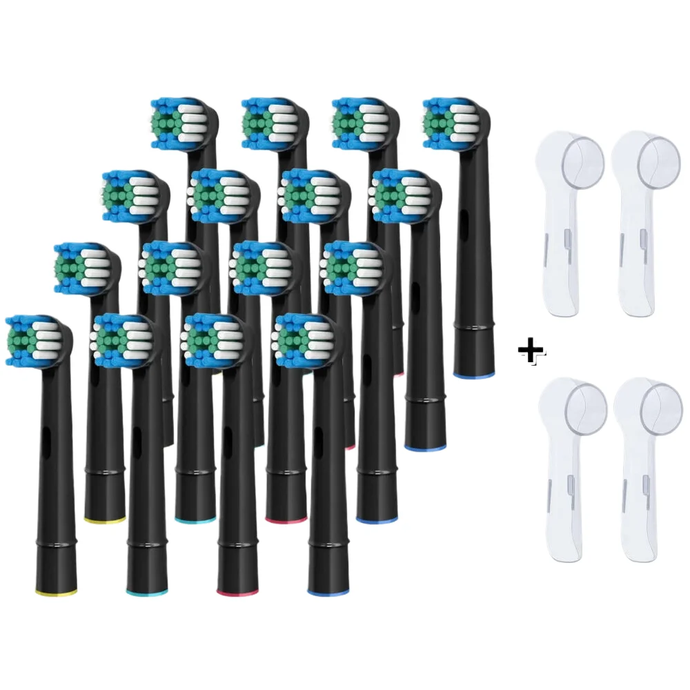 Replacement Toothbrush Heads Compatible with Oral B Braun Professional Electric Brush Heads 1000 1500 3000 6000 7000 7500 8000