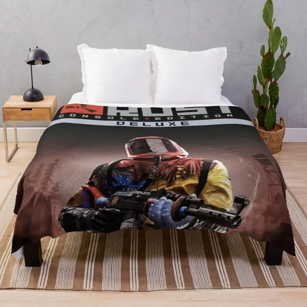 

Console Game Rust Throw Blanket Quilt Sofa Throw Luxury Throw Blankets
