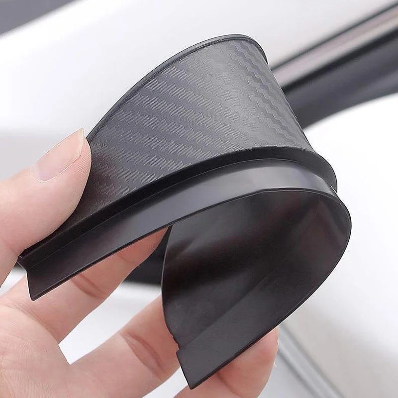 2-Piece Car Rearview Mirror Rain Cover Visor Eyebrows Imitation Carbon Fiber Side Mirror Protector Rain Cover Auto Accessories