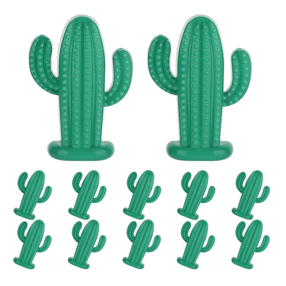 

12 Pcs Cactus Candy Box Gift Bags Cartoon Present Wrapping Boxes Packing Cases Green Holder Cookies