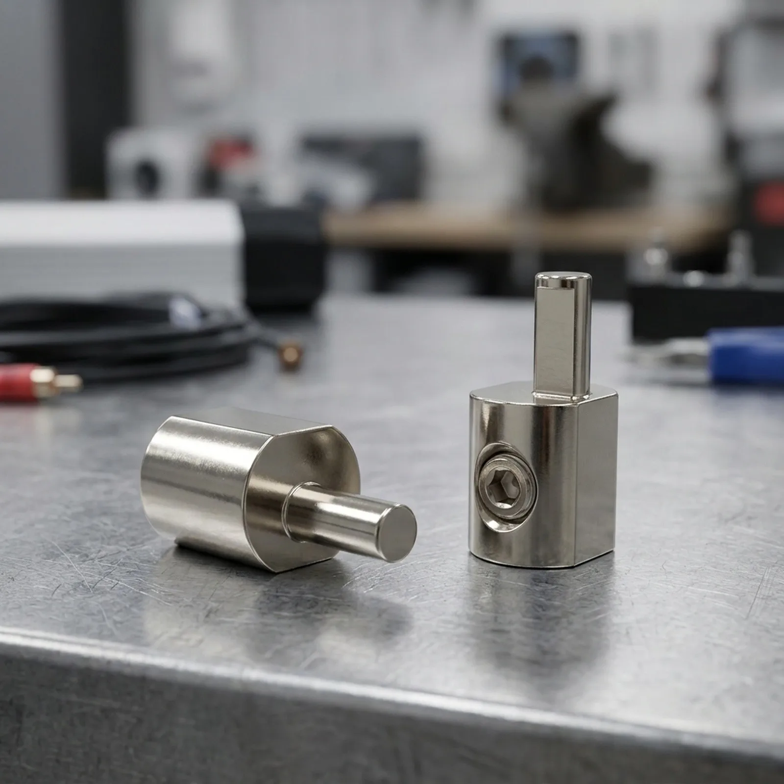 10 Gauge To 4 Gauge Amp Input Connector Long-Lasting Performance Nickel-Plated Finish for versatile Installation Options