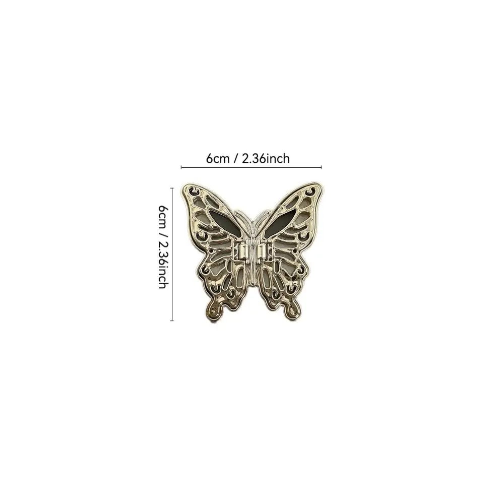 New Fashion Butterfly Mini Phone Holder Back Adhesive Foldable Back Sticker Bracket Creative Accessories Support Frame Universal