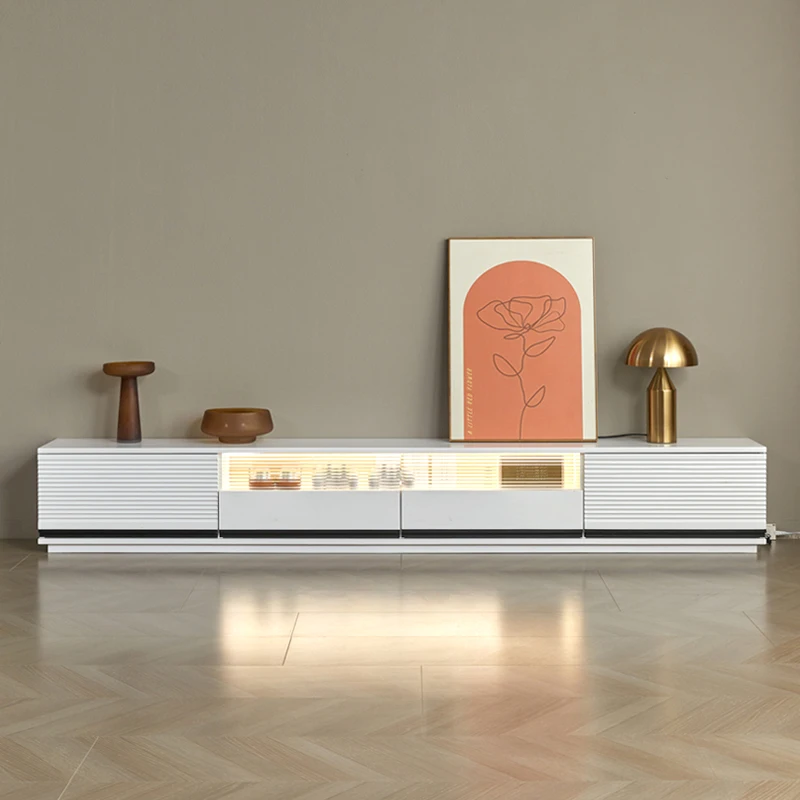 #Factory Wholesale Wooden Decoration Family Long TV Cabinet and Coffee Table a Combination of the Tv Stand and Coffee Table
