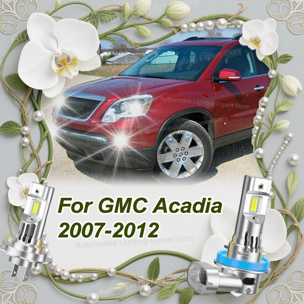 

2/4 шт., 180 Вт, светодиодная лампа высокой мощности, турбо-фара, мощная лампа 6000 К для GMC Acadia 2007 2008 2009 2010 2011 2012