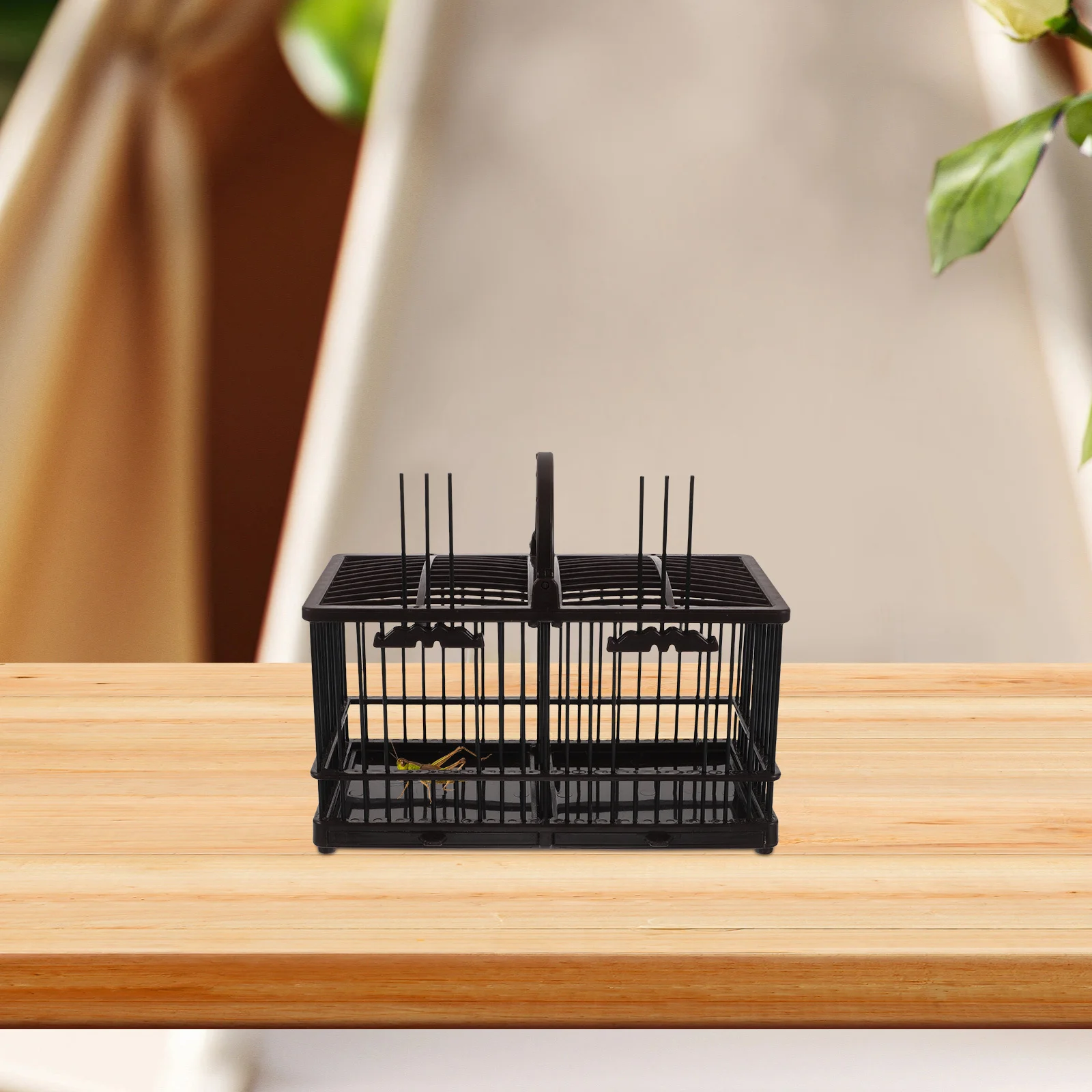 

Insect Cage For Small Pets Multifunctional Portable Habitat Carrier Compact Decorative Enclosure Travel Box For Hamster