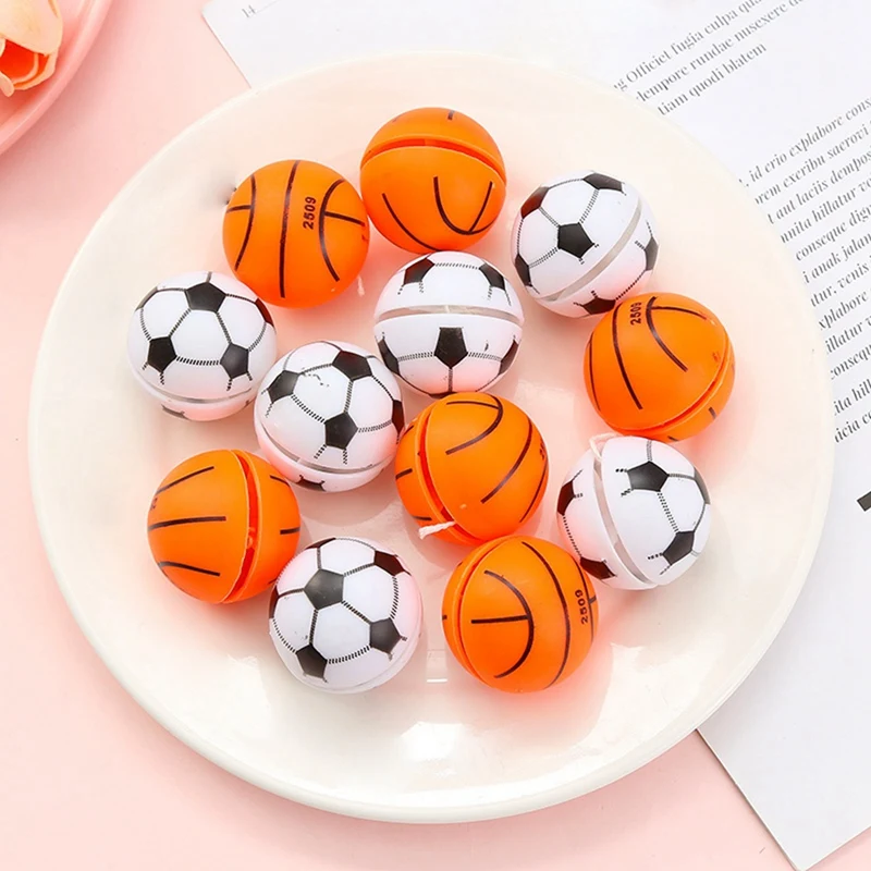 

Football Basketball Kids Birthday Party Pinata Fillers School Prizes Goodie Bag Theme Yo Yo Balls 20Pcs