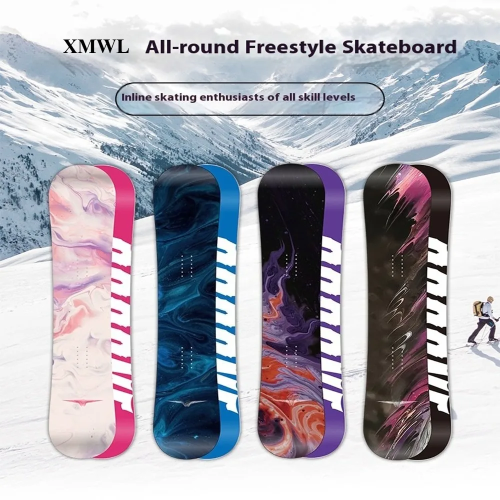Tavola piatta da snowboard Sci a tutto tondo per uomini e donne Principianti Parco Tavola piatta Snowboard avanzato per tutti i livelli di ciclisti