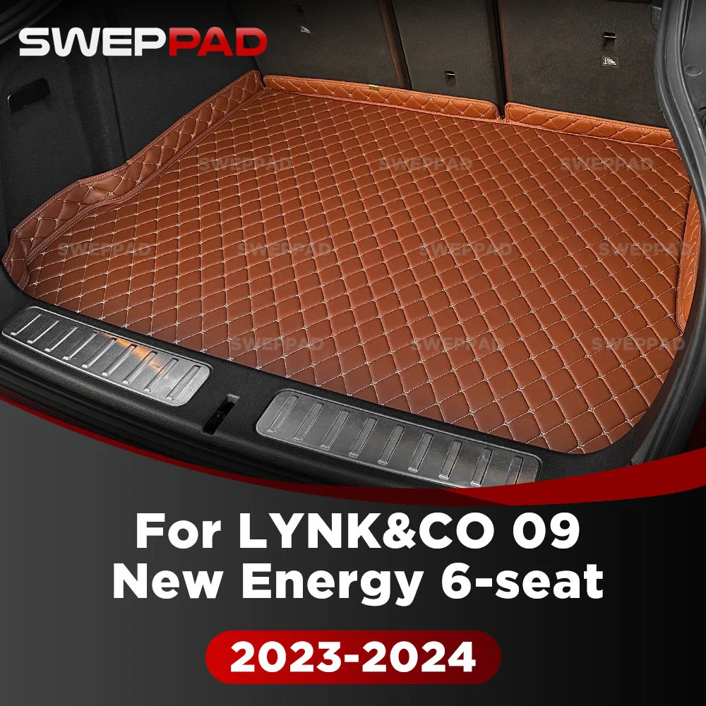 

For LYNK&CO 09 New Energy 6-seat 2023-2024 Custom Car Trunk Mat Protective Pad Cargo Liner Auto Interior Accessories