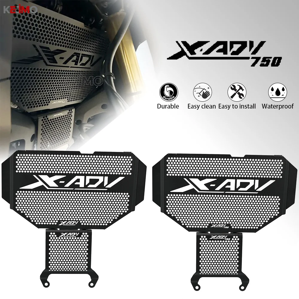 

XADV 750 Motorcycle Accessories Radiator Grille Guard Cover For Honda X-ADV 750 XADV750 X-ADV750 2017 - 2025 2021 2020 2019 2023