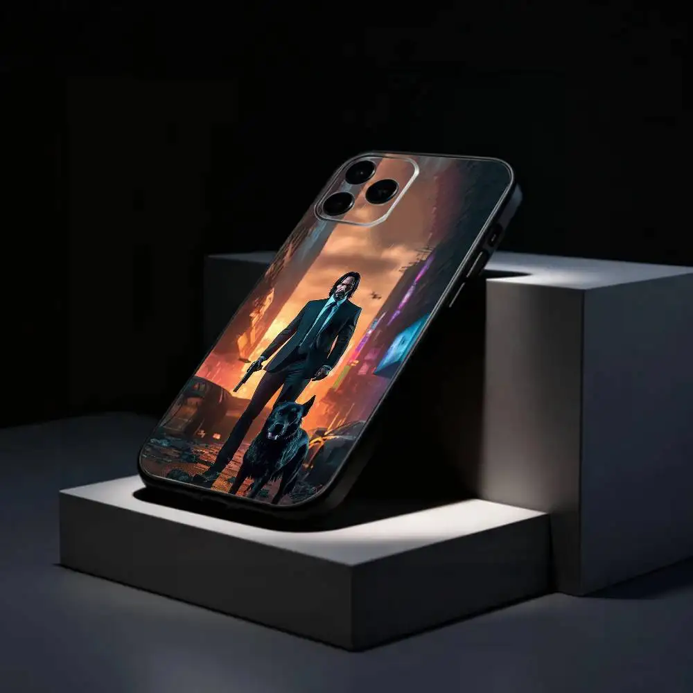 الأفلام الكلاسيكية جون ويك جراب هاتف سيليكون لينة آيفون 17 16 15 14 13 12 11 X XR Plus Pro Max Plus #5