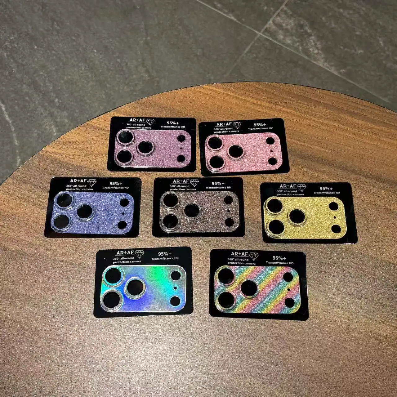 بريق بلينغ كامل كاميرا درع حامي آيفون 17 برو 17 15 14 برو ماكس زائد عدسة الحرس الزجاج المقسى فيلم حلقة الغطاء الخلفي