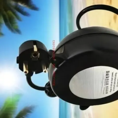 5-meter European Standard Male and Female Power Cord Automatic Retractable Reel