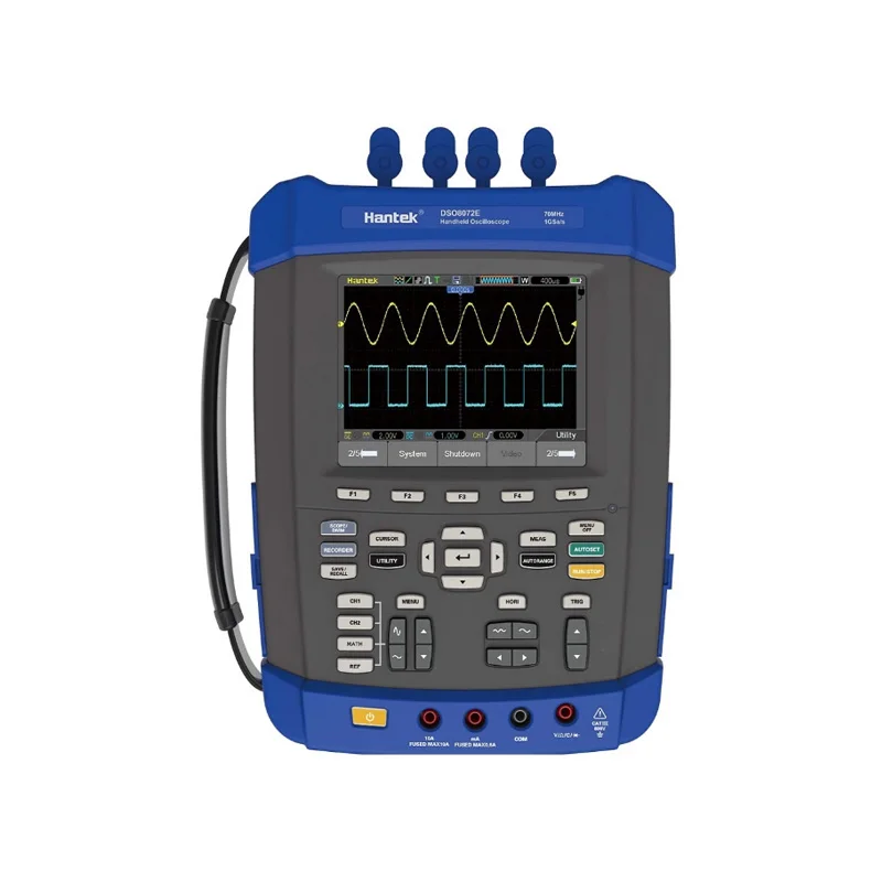 

HANTEK DSO8152E Handheld Oscilloscope 2Channels 150MHz 1GSa/s Arbitrary Waveform Generator 25MHz DMM USB DSO-8152E.