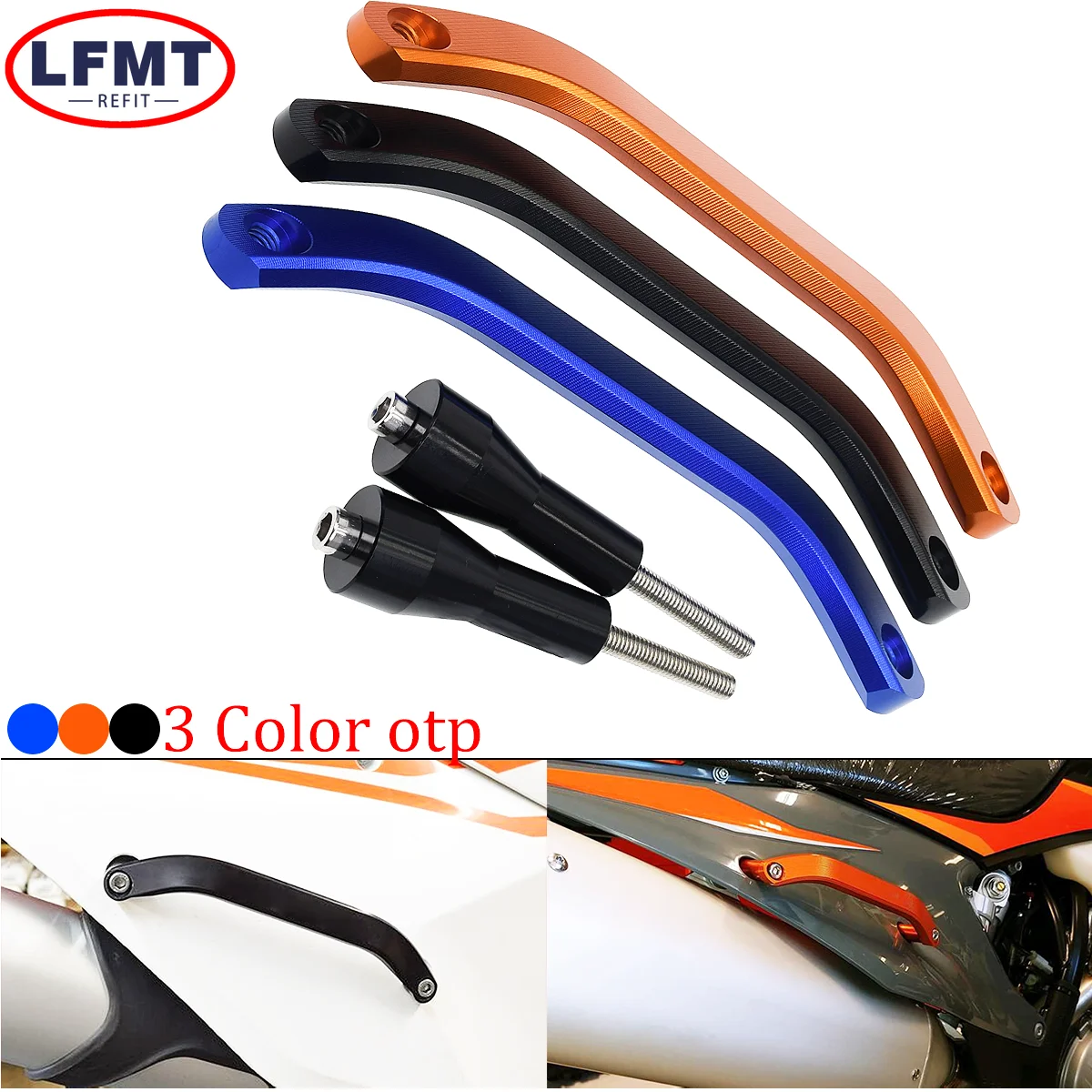 CNC Rear Passenger Grab Rail Handle For KTM SX SXF XC XCF XCW XCFW EXC EXCF TPI SIX DAYS For Husqvarna FC FX TX TC TE FE 2022