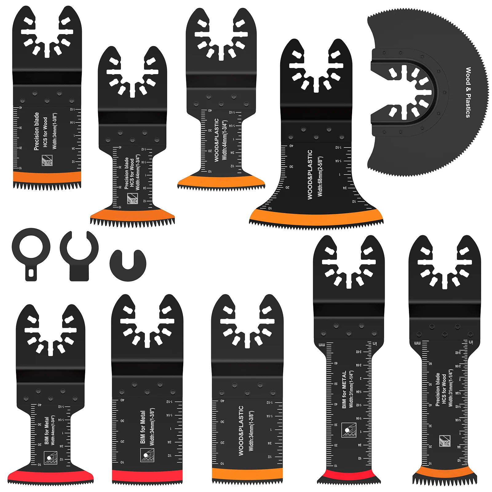 10/20/50 قطعة تتأرجح شفرة المنشار ثنائية المعدن تتأرجح شفرة متعددة المهام قطع دقيقة واسعة قوس مستقيم شفرة المنشار قوس طويل شفرة المنشار