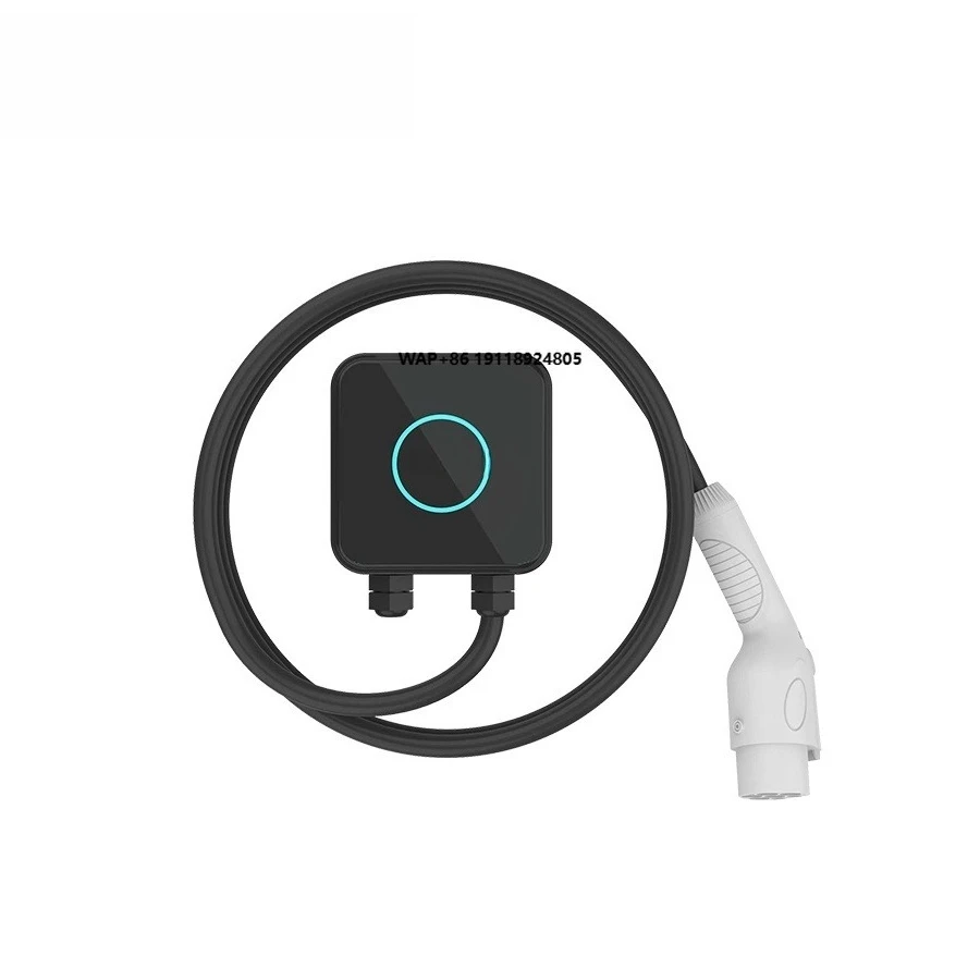 Настенная зарядная станция переменного тока Type1 Type2 IP54 3.5/7 кВт для коммерческого использования с защитой IP54 и кабелем 5 м для электромобилей
