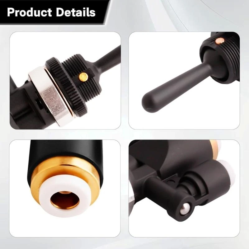 Automotive Electric Switches Air Window Toggle Valves Switches 1/4Inch 818-0007-000 for Peterbilt 379 Truck