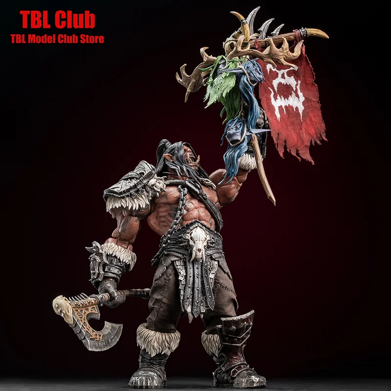 

In Stock Hero toys 1/10 Scale Tribal Battle Chief The Anger ORC Warrior 9-inch Full Set Action Figure Soldier Models Ornament