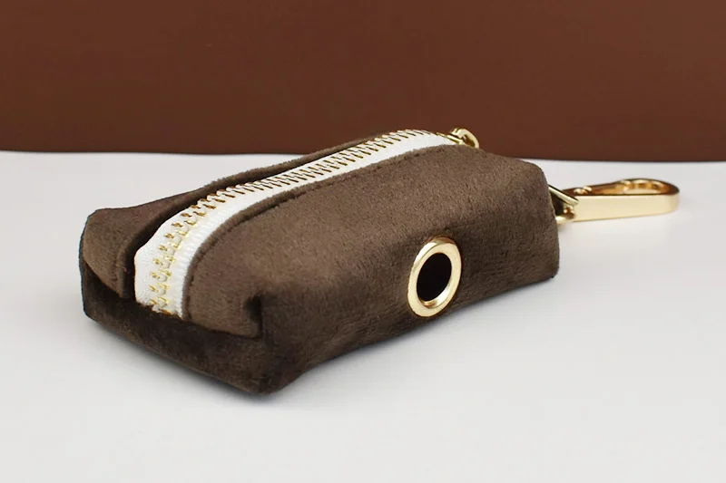 Dunkelbraunes Samt-Hundehalsband und Leinen-Set für Hunde, individuell graviertes Namensschild, Heimtierbedarf, Hundeleine, Samt11 – Detail 9