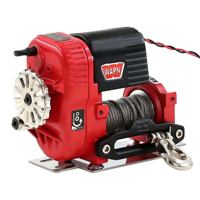 

For Traxxas TRX4, For RC4WD D90, Axial SCX10 Compatible Simulated Metal Winch For 1/8, 1/10 Scale RC Crawler Cars