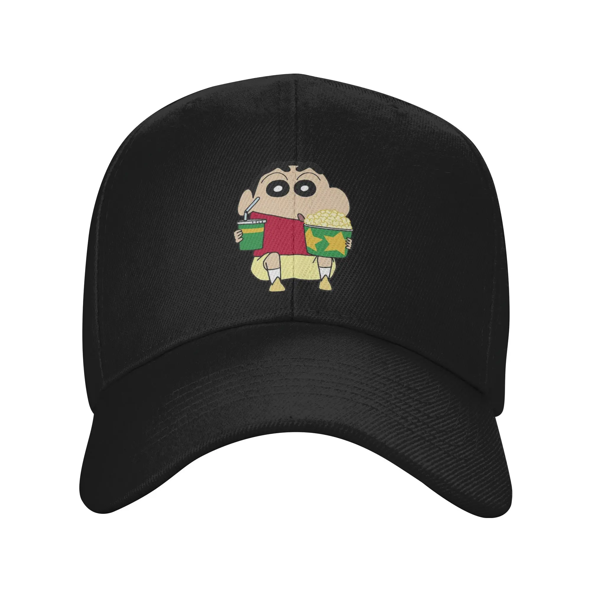 Crayon Shin-chan Cap Men Women Vintage Cute Anime Hat Trucker Hat Golf Hats Breathable Polyester Baseball Cap