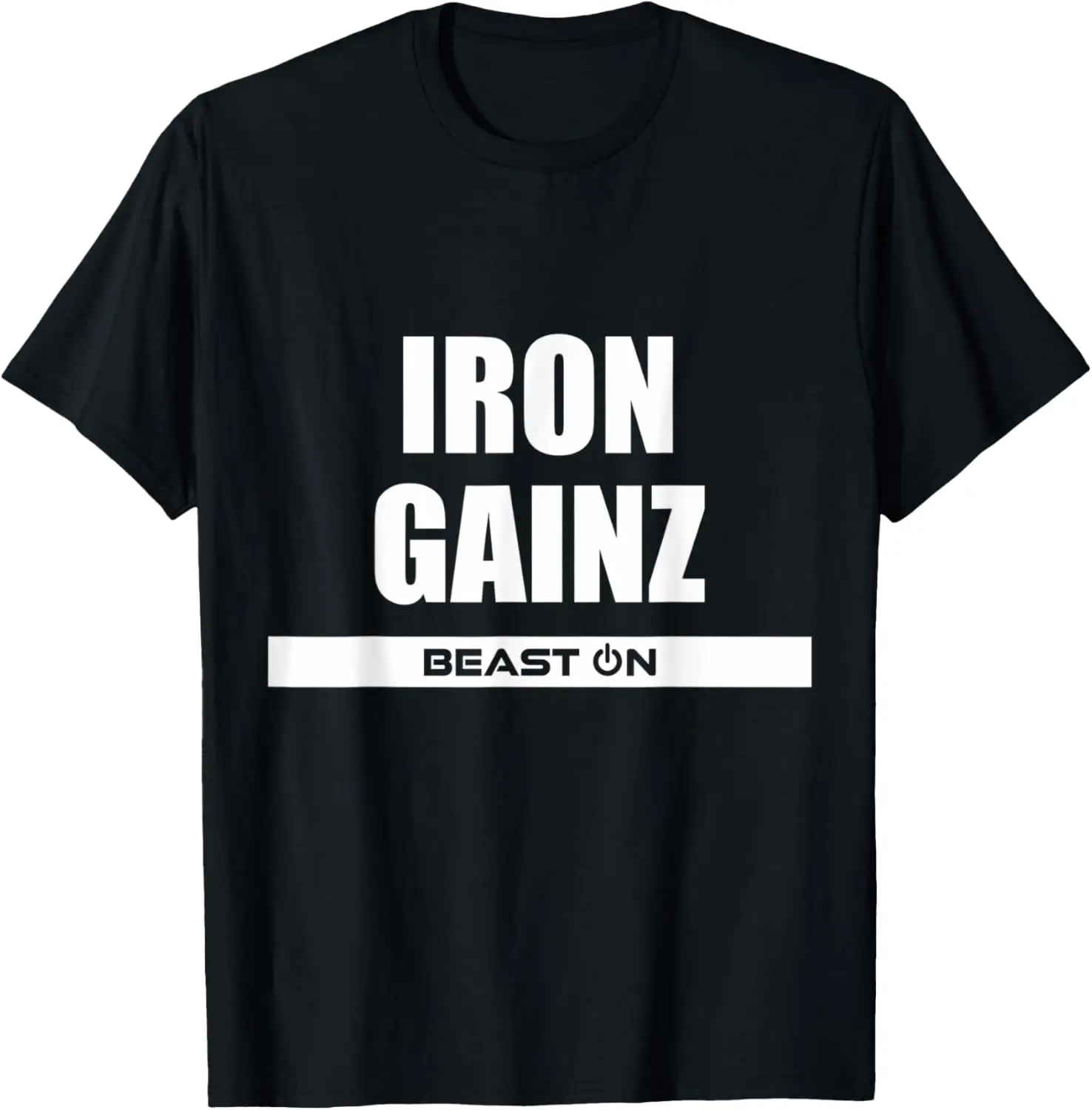 Iron Gainz Gains Gym Fitness Motivation Bodybuilding Gains T-Shirt