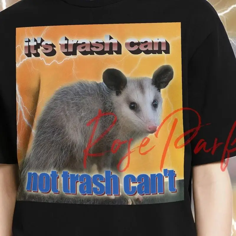 Raccoon Eating Trash It's Trash Can Not Trash Can't T-Shirt