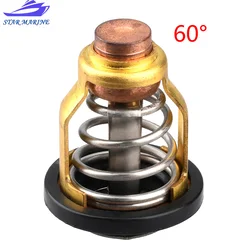 17670-90J00 Thermostat 60C 140F For JOHNSON SUZUKI Outboard Motor 70HP-300 HP 4 Stroke MERCURY 855676 855676033 8556761