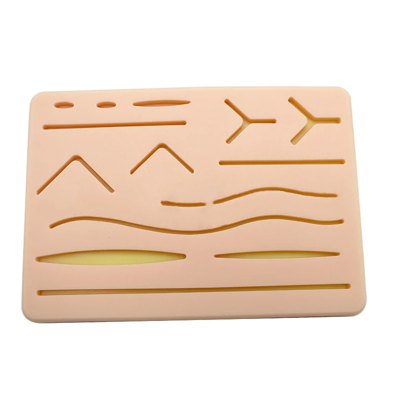 Surgical suture module Silicone model practice Medical students surgical practice wound suturing skin