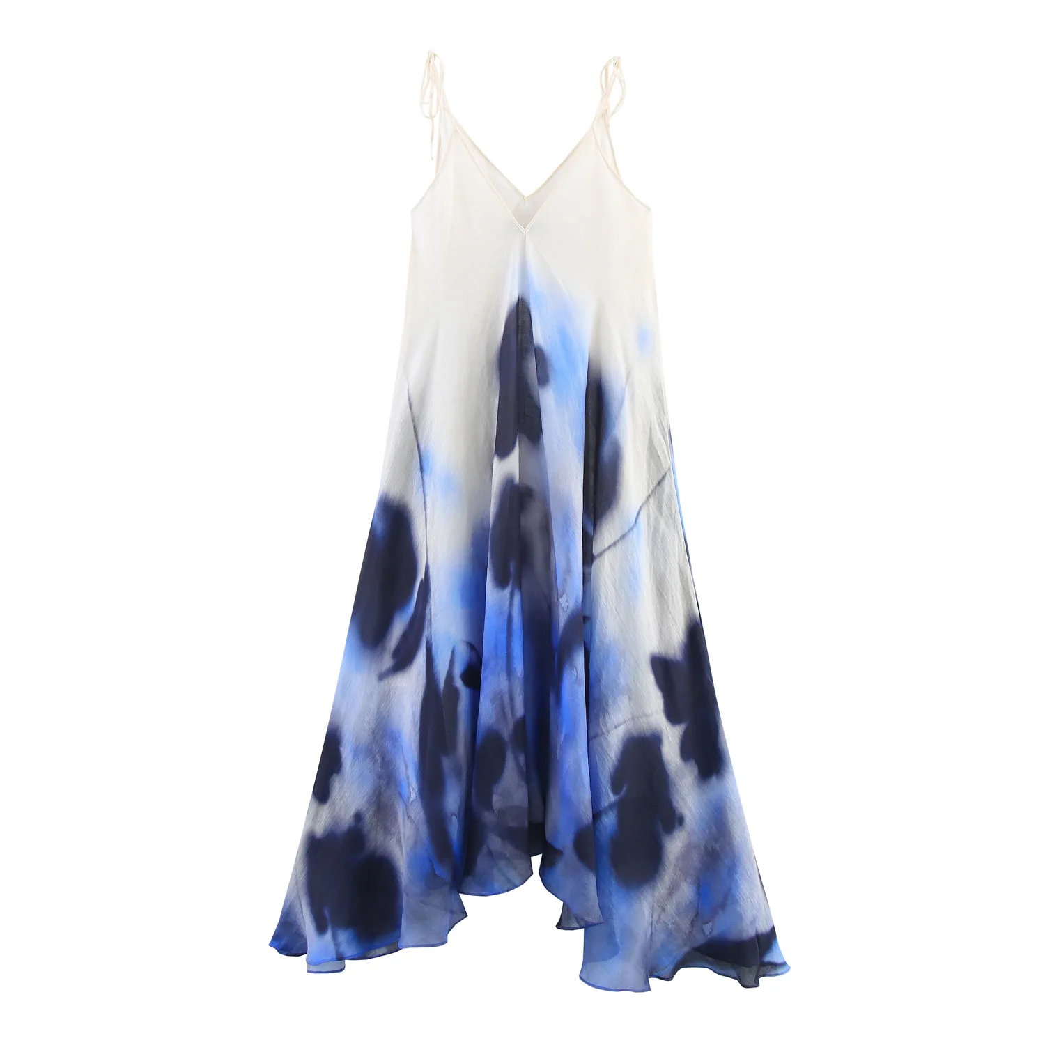 

Korejepo 2025 Women Dress Elegant Bohemian Summer New European American Style Printed Fashion Strap Loose Vestidos