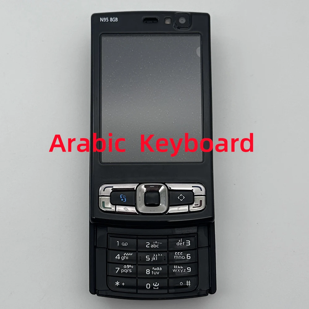 Original N95 8GB GSM 2G 3G Mobile Cell Phone 2.8'' 5MP Russian