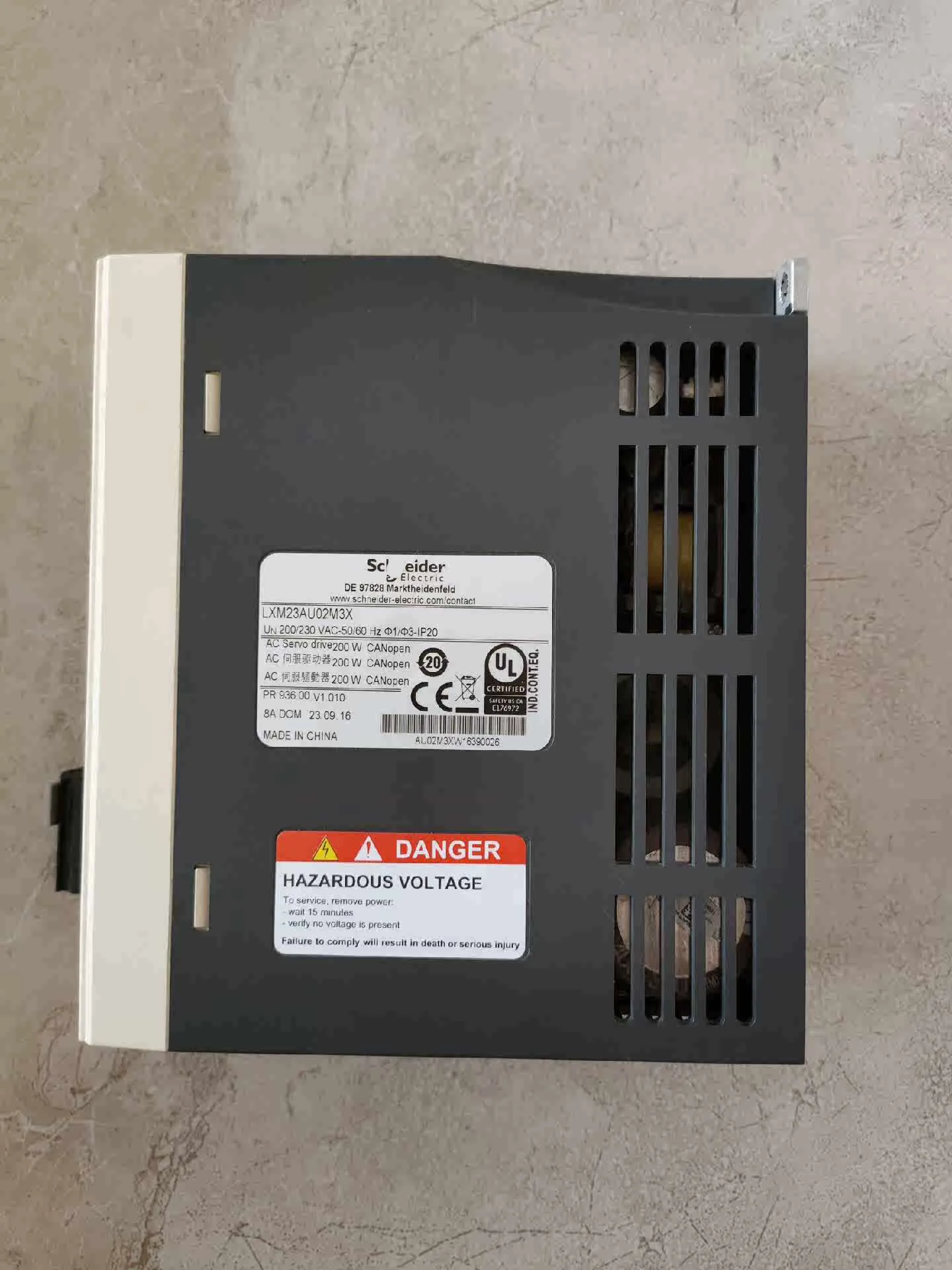 LXM23AU02M3X Servo Drive for Schneider