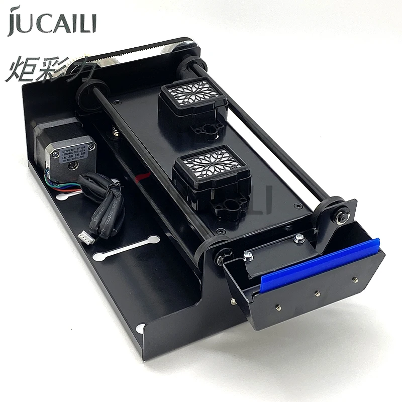 Jucaili printer Cap Station for Epson xp600 DX5 DX7 4720 I3200 I1600 head double head printer single motor ink Pump Assembly