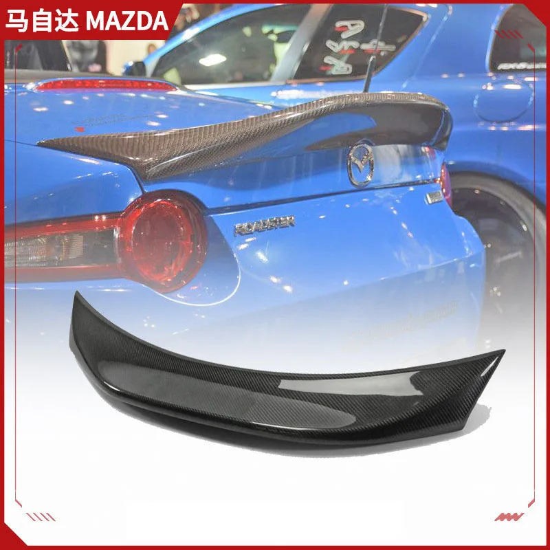 

Compatible with Miata, Mazda, MX5 ND RF, carbon fiber rear wing, LMS model, non-destructive installation of fixed wings