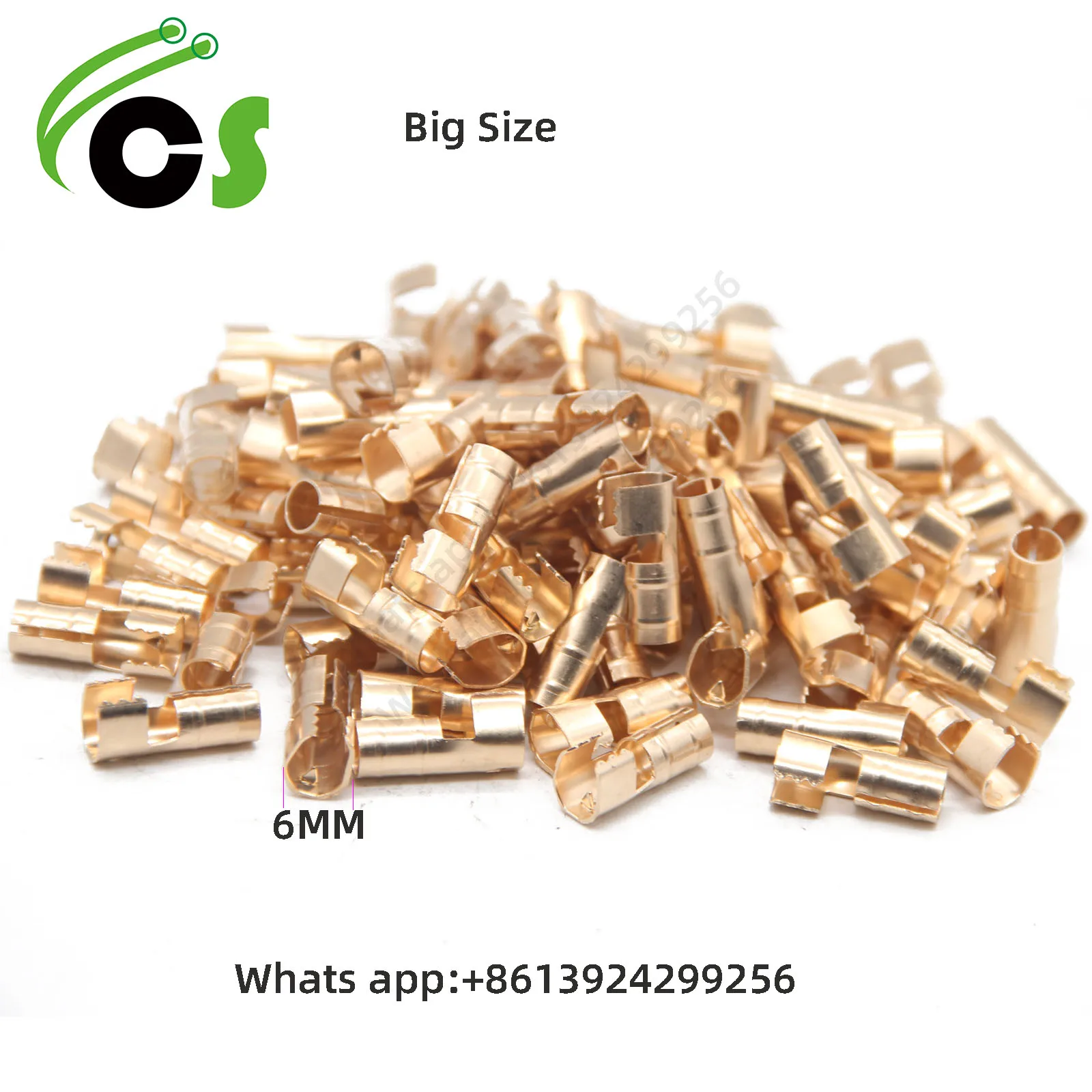 (100PCS)Connectors For Ignition Electrodes And Ignition Transformer Copper Connector Ignition Transformer Connector