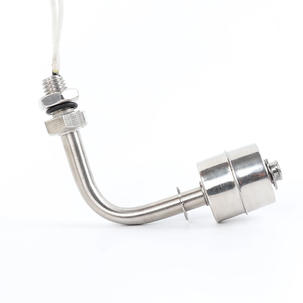 2pcs L Type Stainless Steel Float Switch For Water Tank Liquid Level Sensor 304 316L High Temperature Resistance Pool Control