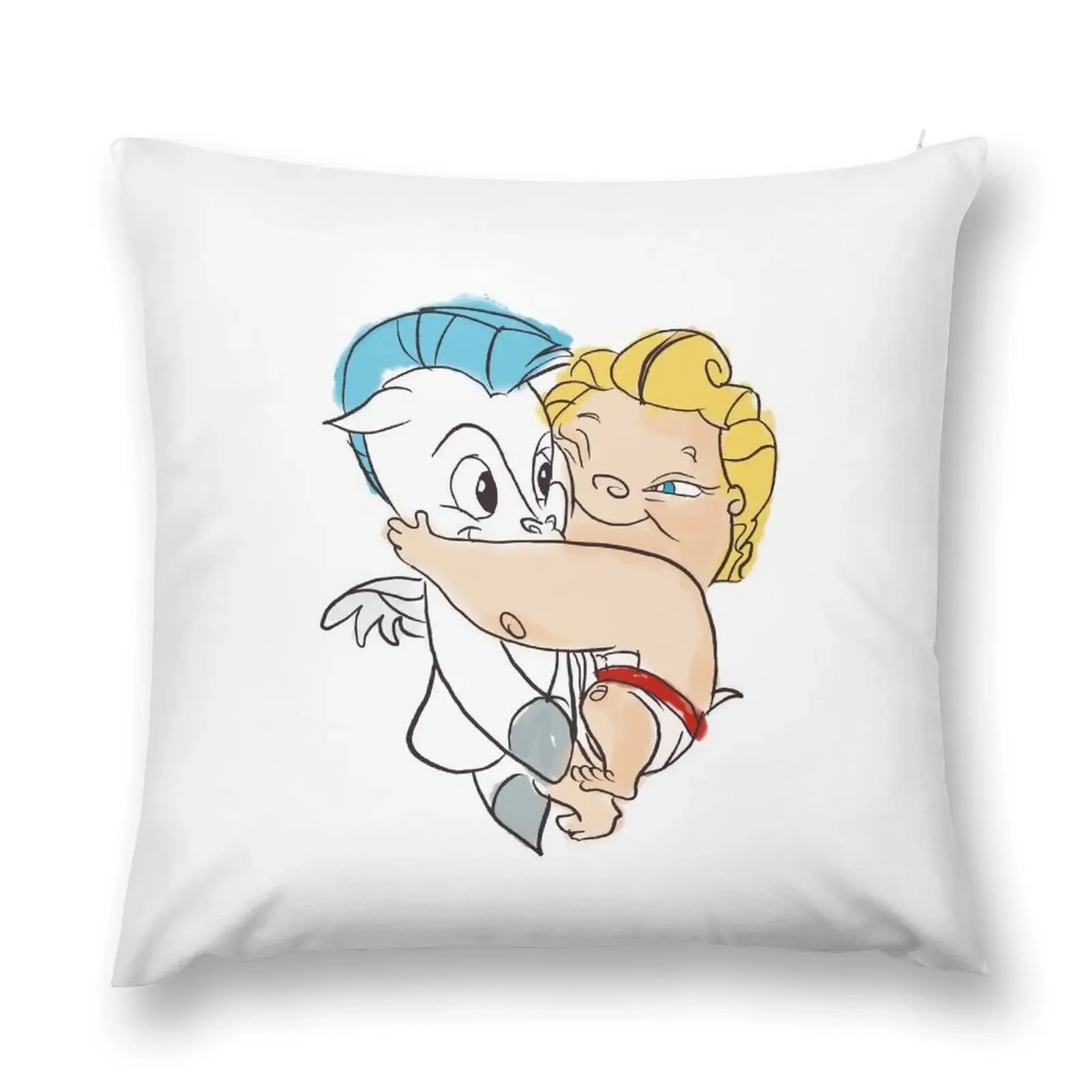 Baby Hercules hugs Pegasus Throw Pillow New year Christmas Covers For Cushions pillow