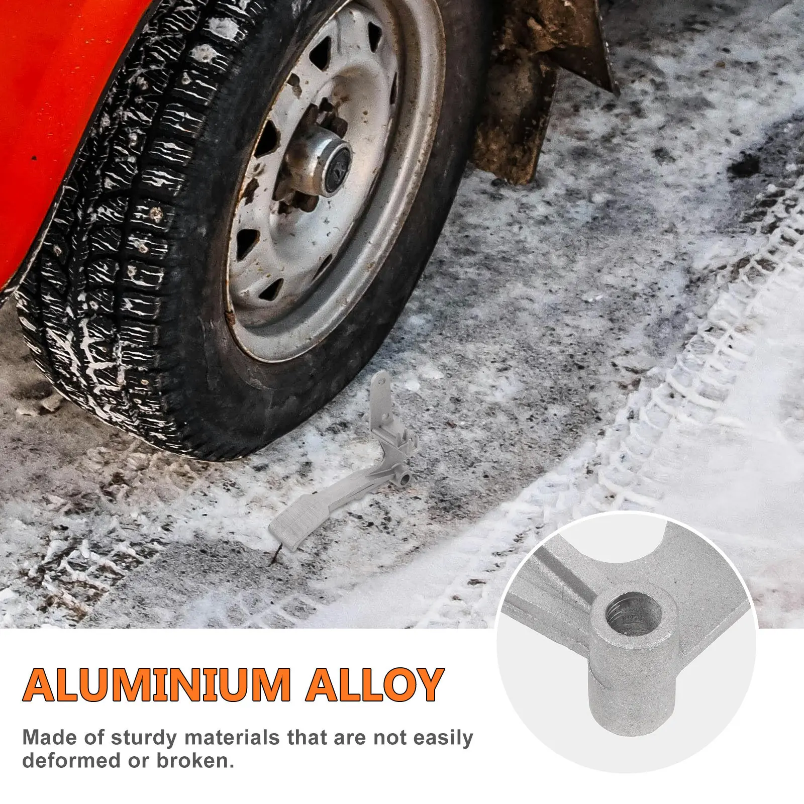 2Pcs Aluminum Tire Tool Foot Pedal for Tire Repair Workshops Lightweight Ergonomic Non-Slip Surface Demounting Machine Lever