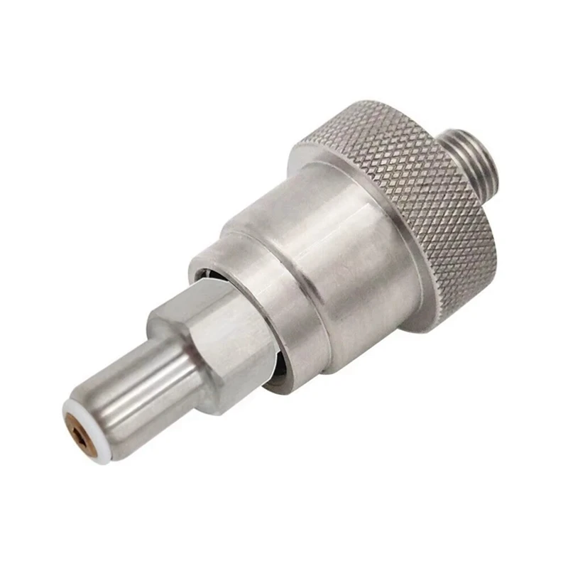 

SS-CGA 347 Kit Stainless Steel 1/4 Inch MNPT Hand Tight Nut And 3 Inch Nipple 347 Atmospheric Bottle Connector