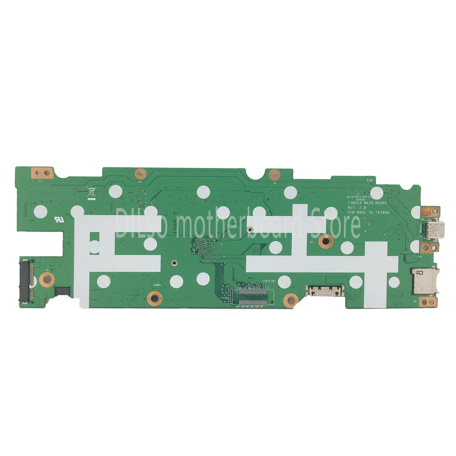 KEFU-placa base C302C para portátil ASUS Chromebook Flip C302CA C302, placa base con M3-6Y30, 4 GB de RAM, 64 GB de SSD