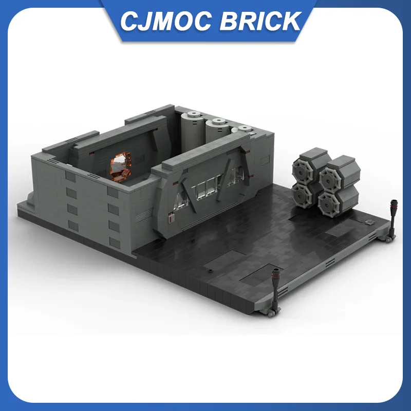 

Star Movies Model MOC Building Bricks Space Station Ambush Battle Modular Technology Gifts Holiday Assemble Children Toys Suit