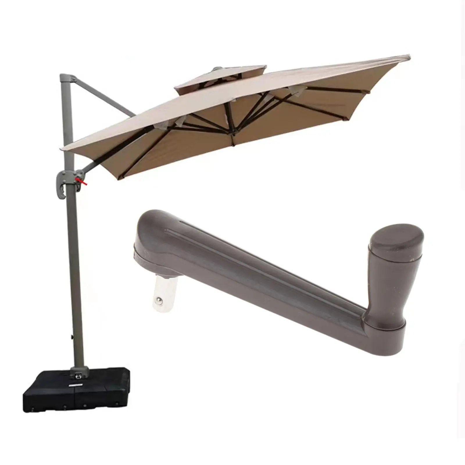 Patio Umbrella Accessorie Parasol Crank Handle Leisure Adjustable Deck Umbrella Outdoor Umbrella Accessories Heavy Duty Umbrella