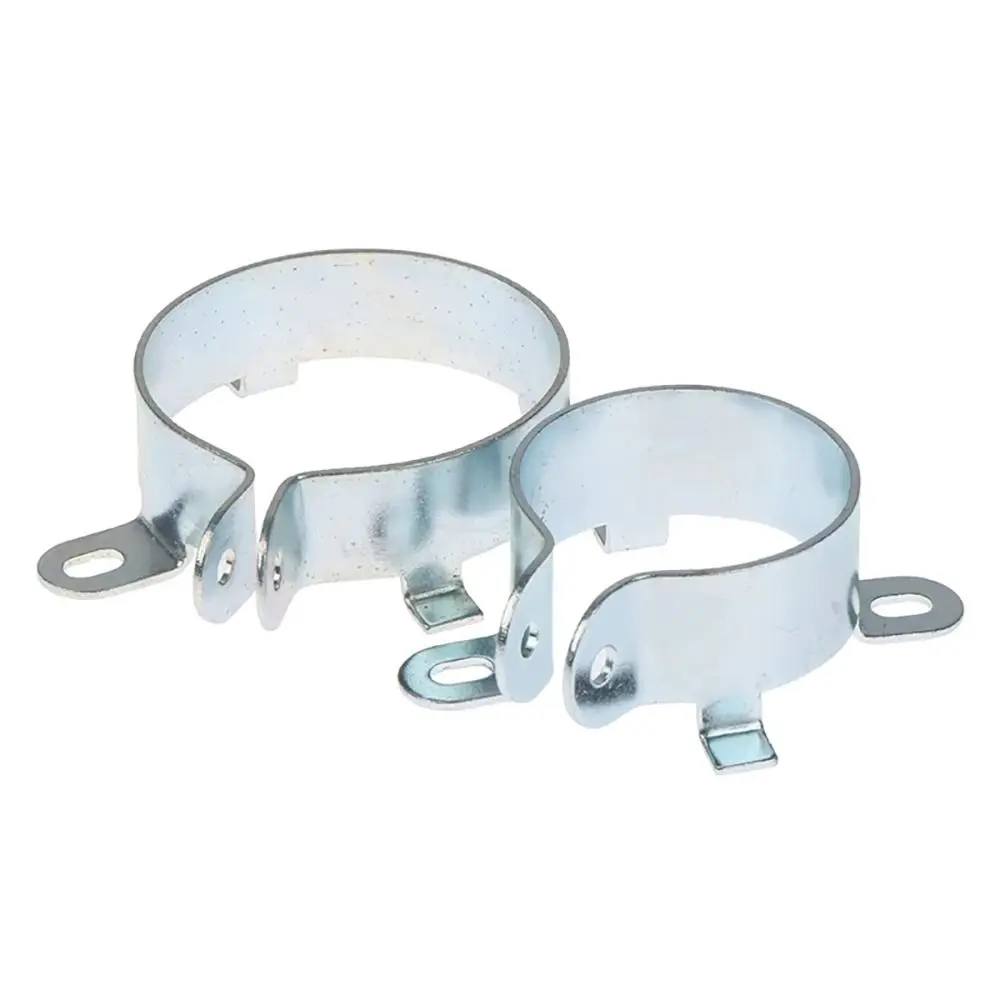 1Pcs Fastening Clamping Ring Capacitor Clip Iron Hoop Holder Tin Plated Mounting Clamp 25mm 30mm 35mm 40mm 2 Feet Fixing Bracket