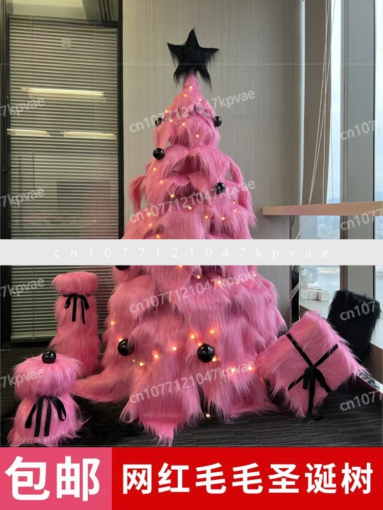 Christmas tree, plush ins wind Christmas decoration arrangement