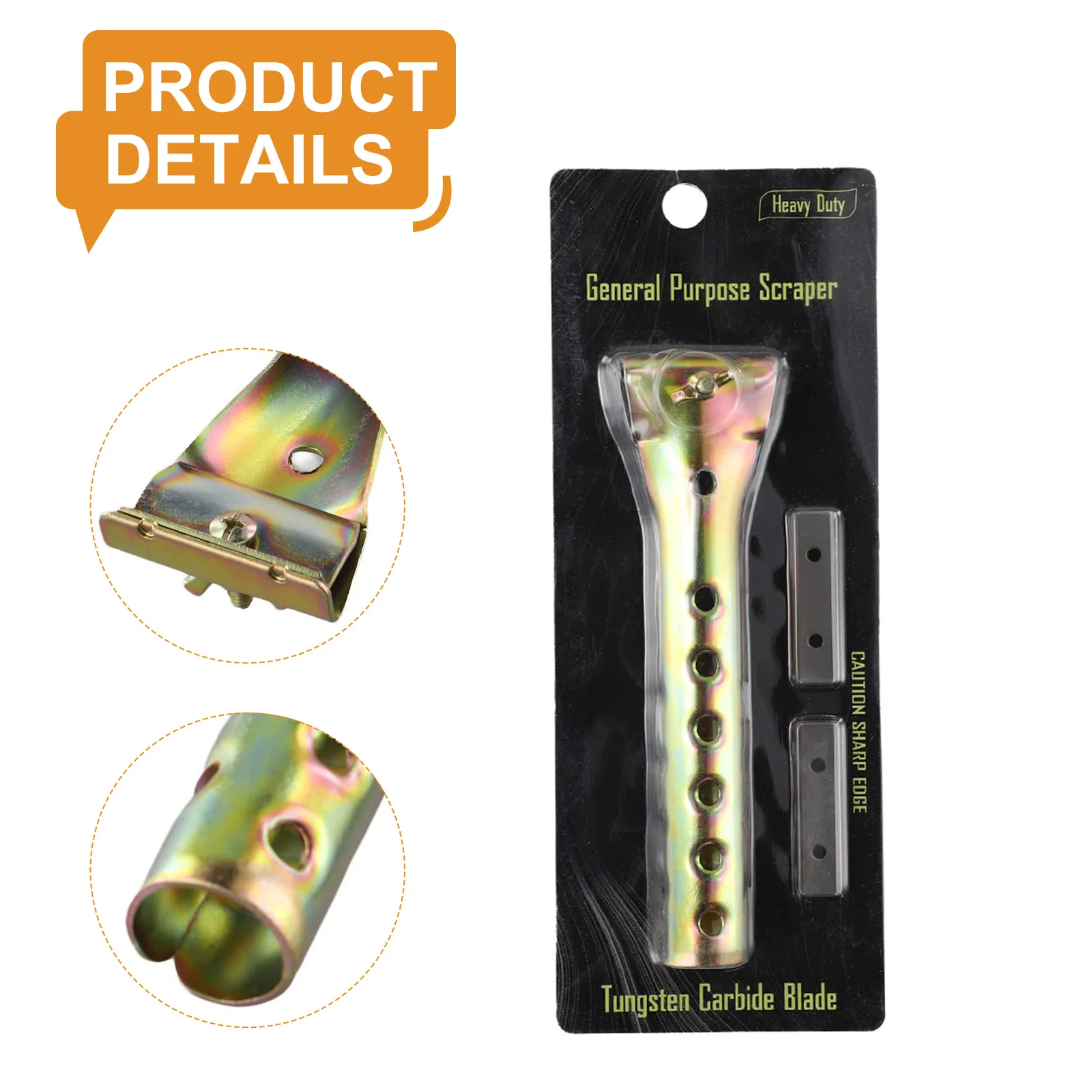 

Scraper, Heavy Duty Carbide Blade, Universals Scraper Heavy Duty Handheld Paint Scraper For Removing Paint And Glue Hand Tools
