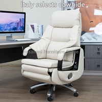 Ergonomic Office Chair Game Chair With Footrest And Swivel Seat Soft Comfortable Adjustable Lumbar Support Angle Computer Chair